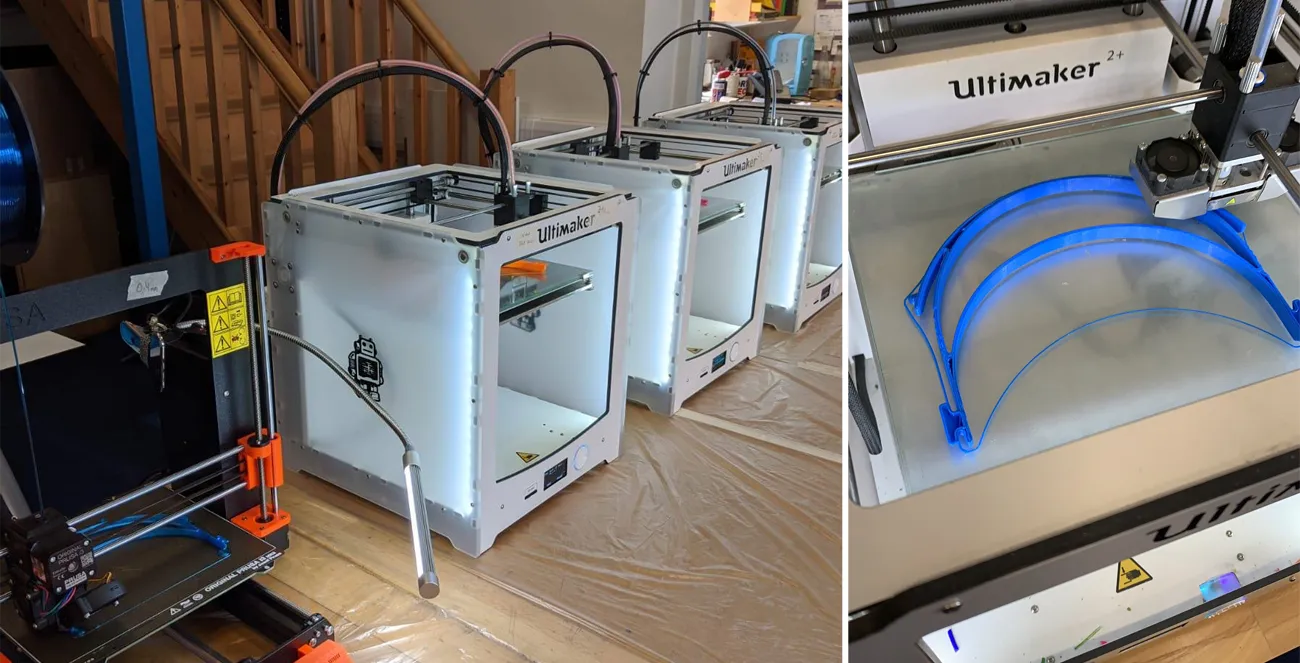 Augment Bionics printers and mask