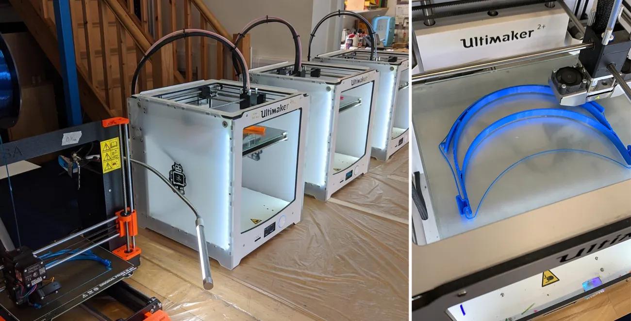 Augment Bionics printers and mask