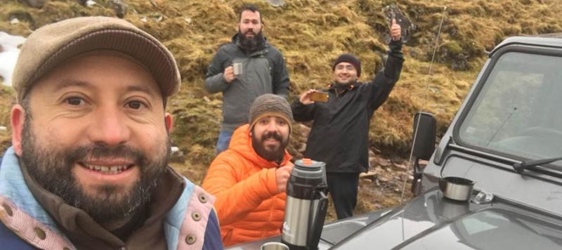 Hunting MicroMonsters team members in the Highlands